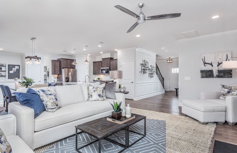 Furnished interior view inside a new home in Cannon Run, Concord (Image 9).