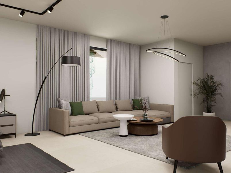 Furnished interior view inside a new home in , Wilton Manors (Image 7). Furnished interior view inside a new home in , Wilton Manors (Image 7).