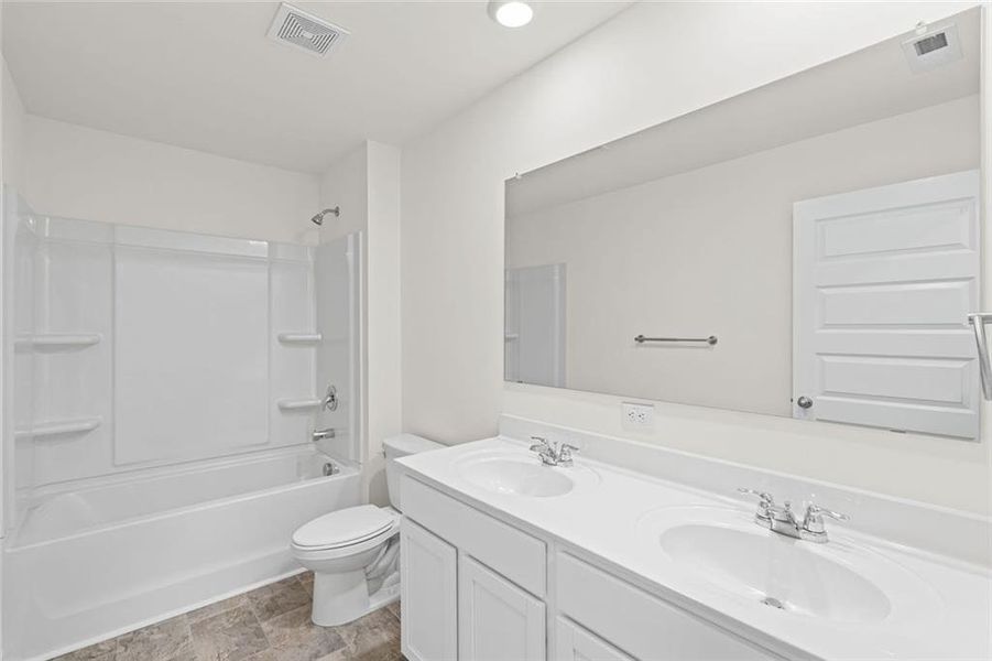 Furnished interior view inside a new home in Twin Lakes, Hoschton (Image 29).