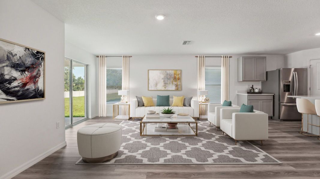 Furnished interior view inside a new home in Farm at Varrea, Plant City (Image 6).