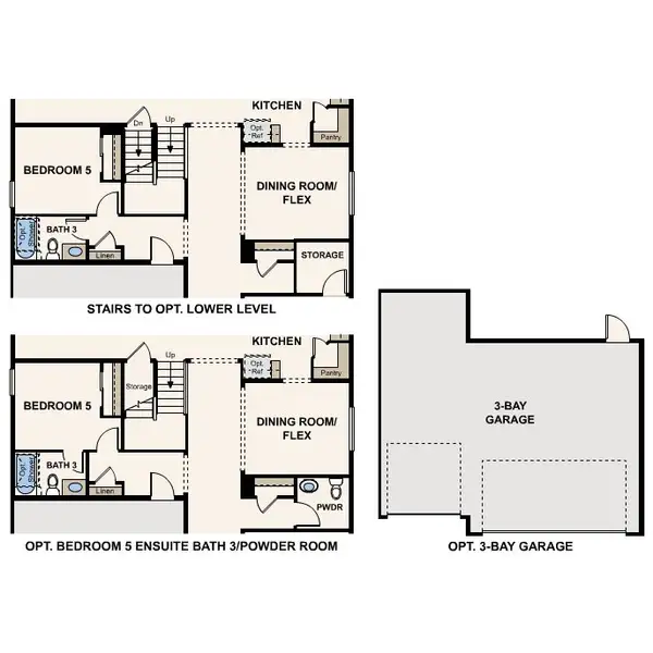 2D floor plan layout of this home in Prairie Song, Windsor, CO (Image 3). 2D floor plan layout of this home in Prairie Song, Windsor, CO (Image 3).