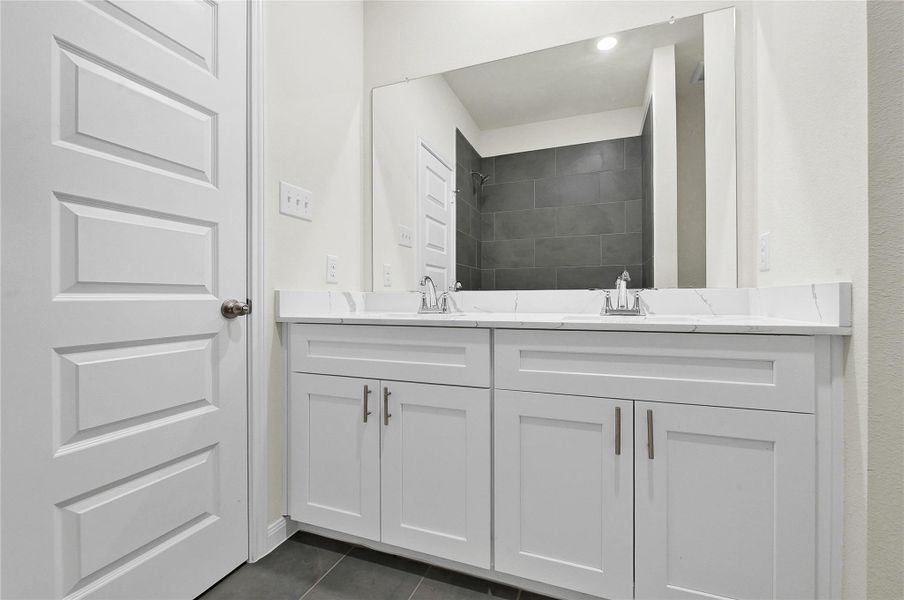 Furnished interior view inside a new home in Aldine Pines, Houston (Image 11).