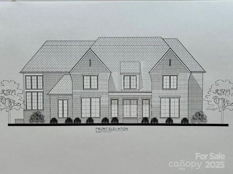 Exterior rendering of this home design in , Charlotte, NC (Image 1).