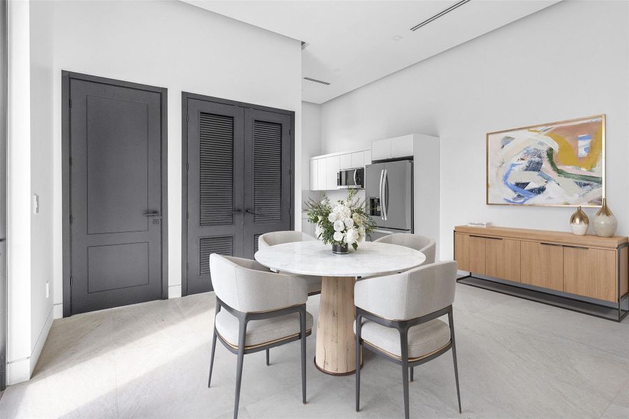 Furnished interior view inside a new home in , Parkland (Image 14).