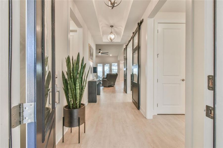 Furnished interior view inside a new home in , Hoschton (Image 6).