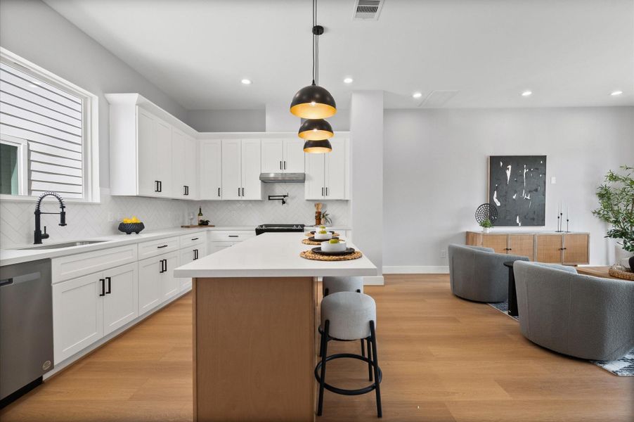 Furnished interior view inside a new home in , Houston (Image 18). Furnished interior view inside a new home in , Houston (Image 18).