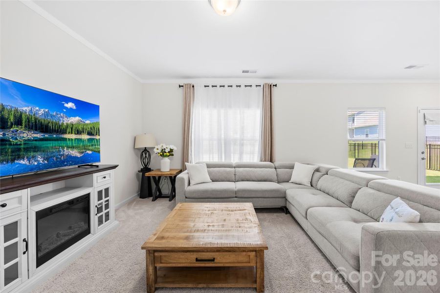 Furnished interior view inside a new home in Orchard Creek, Charlotte (Image 14).