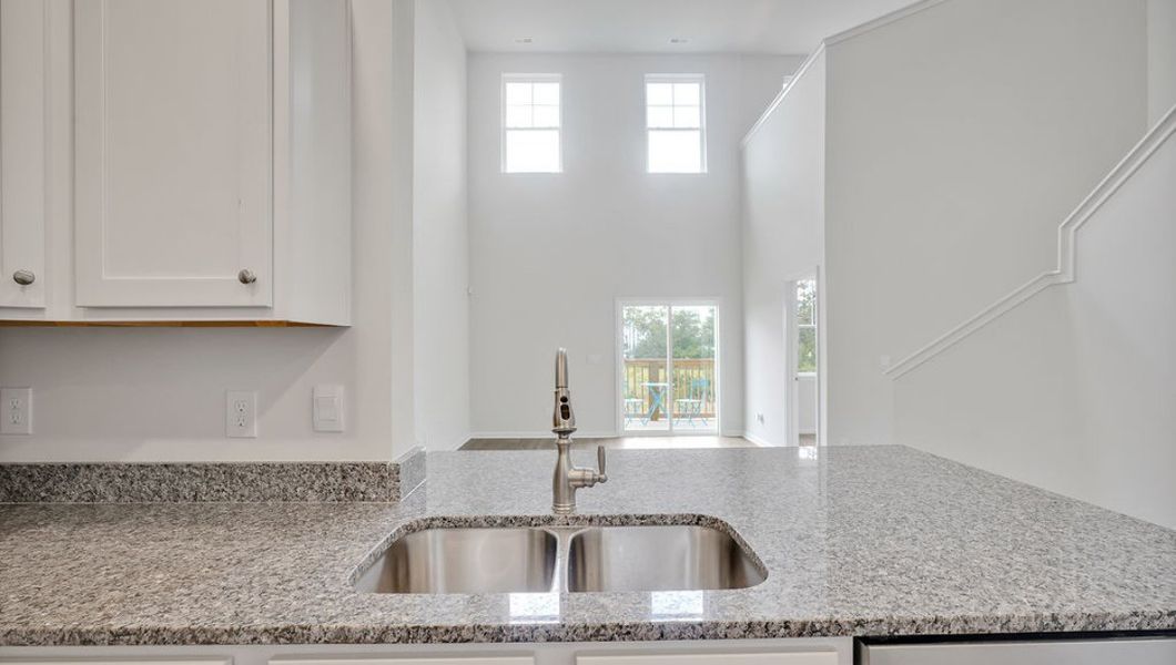 Furnished interior view inside a new home in Indigo Preserve Townhomes, Leland (Image 8).