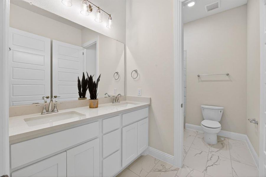 Furnished interior view inside a new home in Highland Crossing, Celina (Image 9).