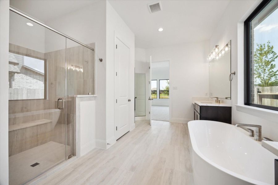 Furnished interior view inside a new home in Artavia, Conroe (Image 8).