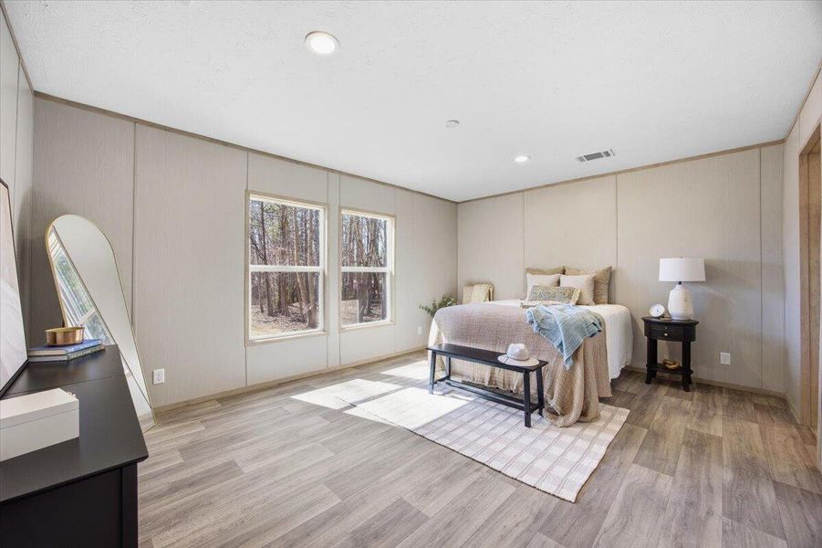 Furnished interior view inside a new home in , Cross (Image 10). Furnished interior view inside a new home in , Cross (Image 10).