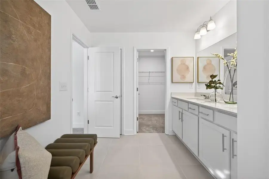 Furnished interior view inside a new home in Linden Grove, Powder Springs (Image 11).