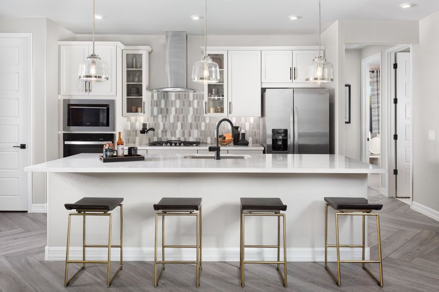 Representative furnished interior of a home built from the Pinehurst by Beazer Homes in Acacia Foothills at Estrella: Acacia Foothills II, Goodyear (Image 12).