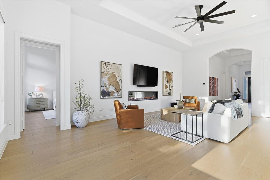 Furnished interior view inside a new home in , Porter (Image 10).