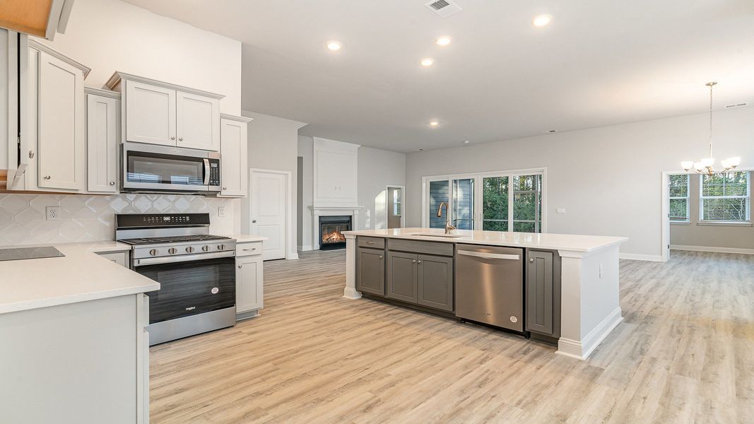 Furnished interior view inside a new home in Belle Park, North Myrtle Beach (Image 3).
