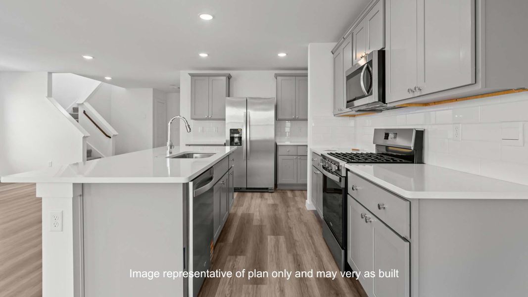 Furnished interior view inside a new home in Overlook West, Wolfforth (Image 6).