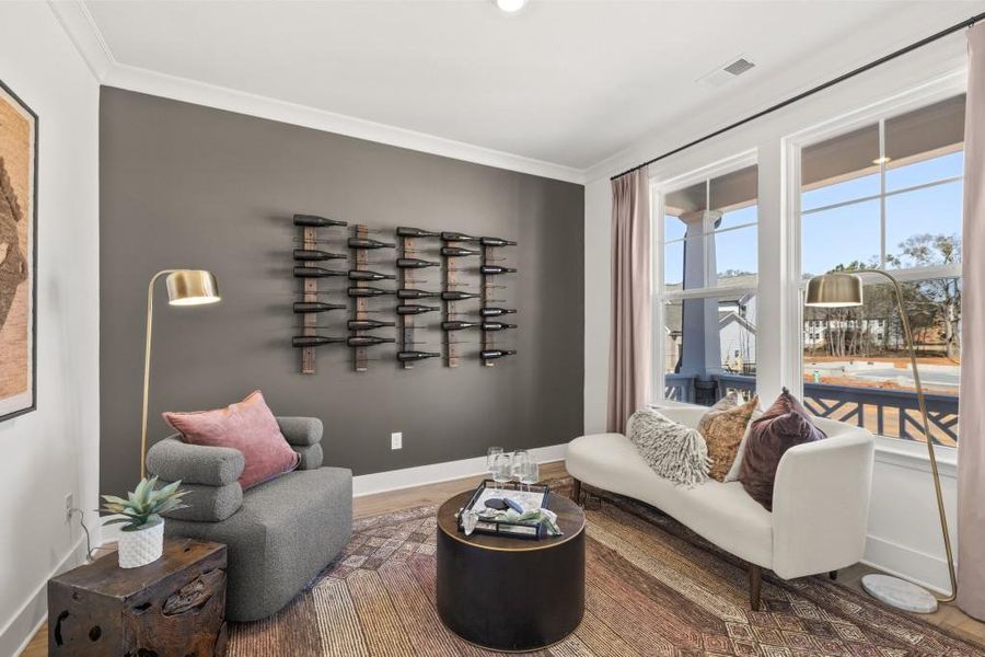 Furnished interior view inside a new home in Wellington Estates, Madison (Image 25). Furnished interior view inside a new home in Wellington Estates, Madison (Image 25).