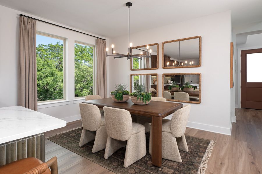 Representative furnished interior of a home built from the Walker by Tri Pointe Homes in Avondale, Fate (Image 8). Representative furnished interior of a home built from the Walker by Tri Pointe Homes in Avondale, Fate (Image 8).