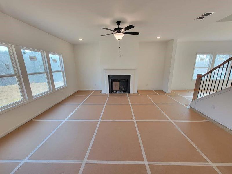 In-progress construction of a new home in The Estates at Casteel, Bethlehem, GA (Image 34).