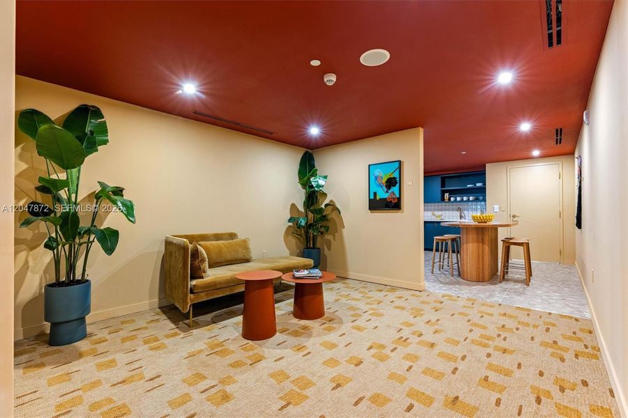Furnished interior view inside a new home in , Miami (Image 11). Furnished interior view inside a new home in , Miami (Image 11).