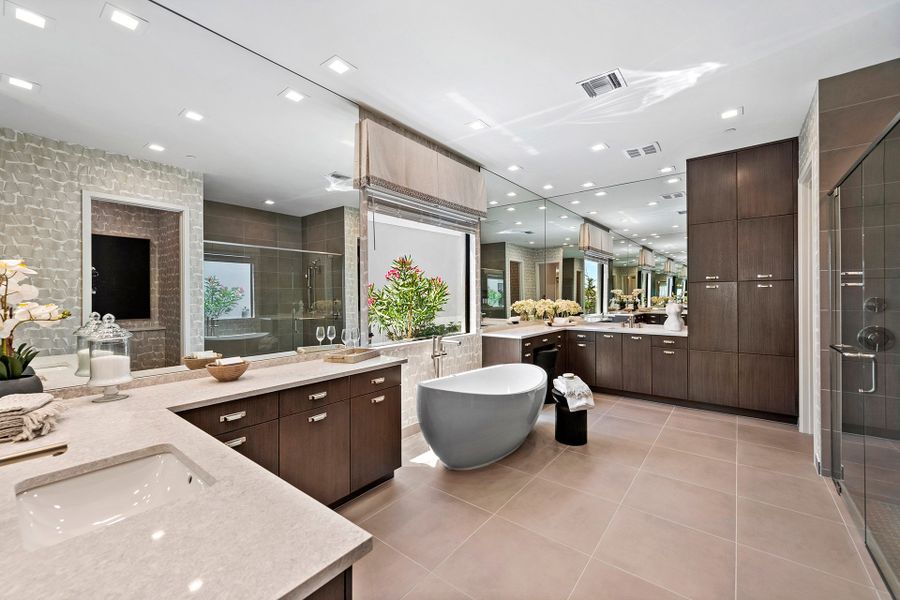 Representative furnished interior of a home built from the Olympus by GL Homes in Apex at Avenir, Palm Beach Gardens (Image 11).