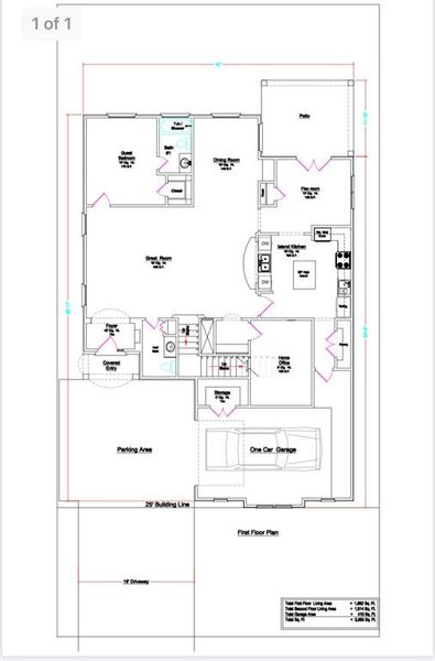 2D floor plan layout of this home in , Houston, TX (Image 6). 2D floor plan layout of this home in , Houston, TX (Image 6).