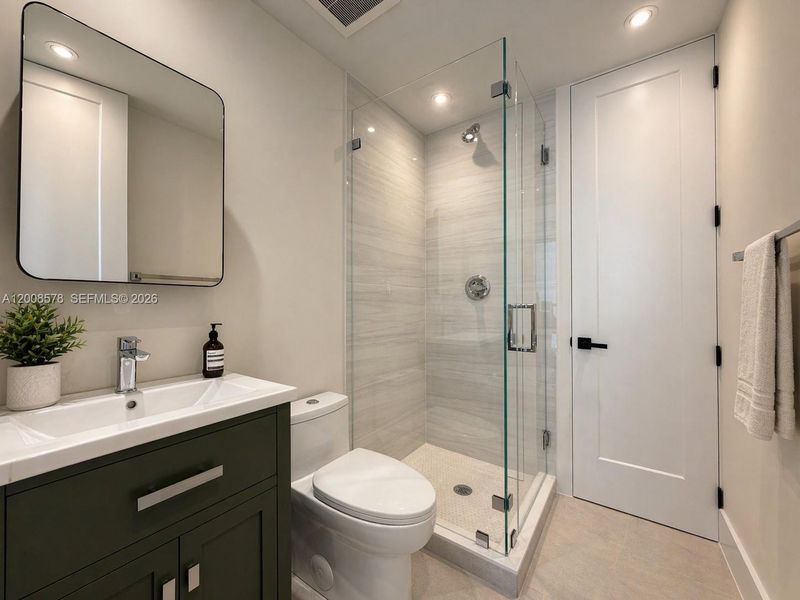 Furnished interior view inside a new home in , Surfside (Image 4).