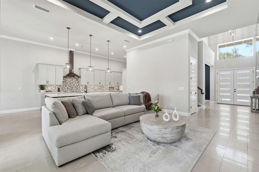 Furnished interior view inside a new home in , Palm Coast (Image 44).