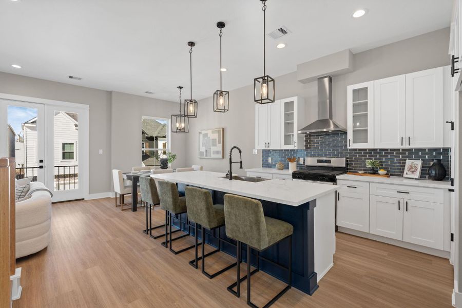Furnished interior view inside a new home in , Houston (Image 8).