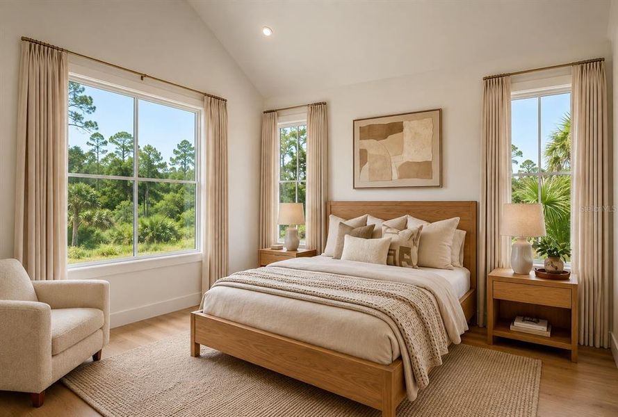 Furnished interior view inside a new home in , Tampa (Image 10).