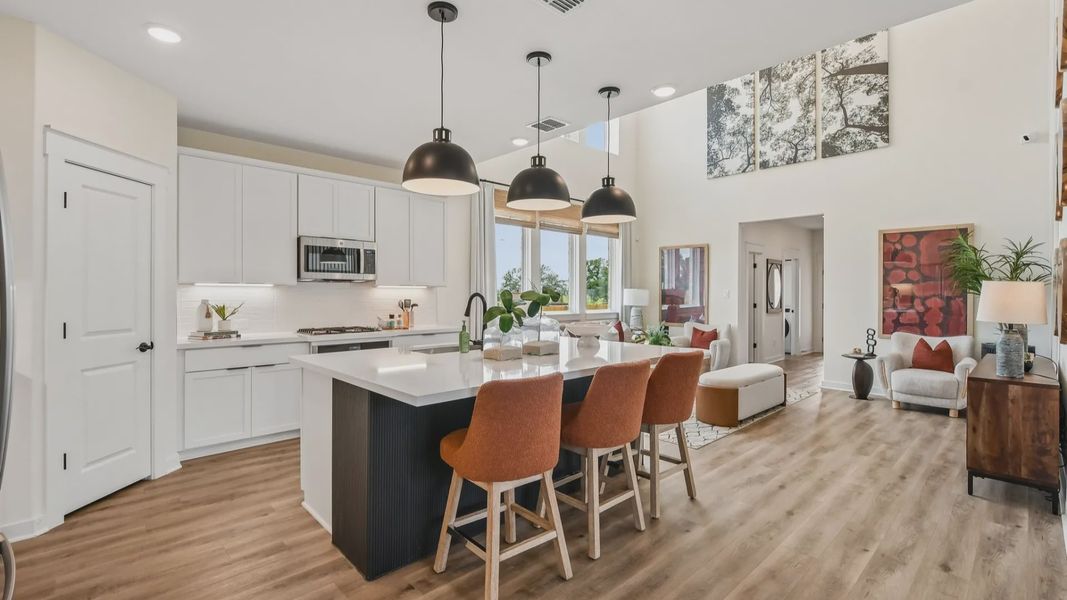 Furnished interior view inside a new home in Creeks Crossing, Elgin (Image 10).