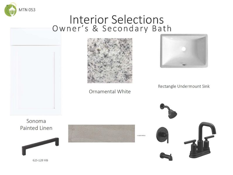 MTN 053 Spec Primary Bath Selections