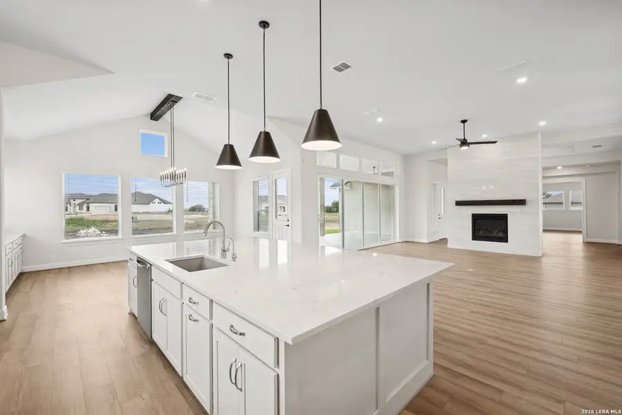 Furnished interior view inside a new home in Megans Landing – Half-Acre Homesites, Castroville (Image 4). Furnished interior view inside a new home in Megans Landing – Half-Acre Homesites, Castroville (Image 4).