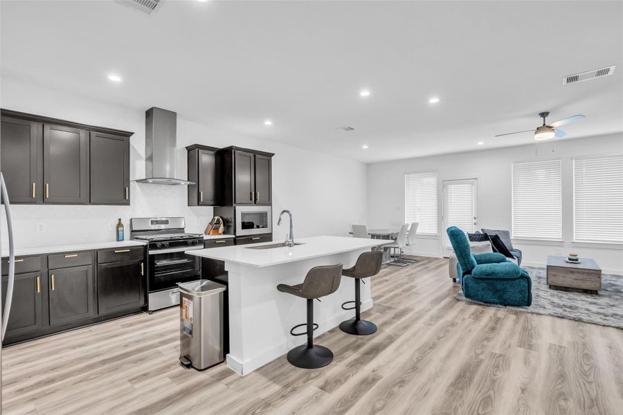 Furnished interior view inside a new home in City Gate North, Houston (Image 22). Furnished interior view inside a new home in City Gate North, Houston (Image 22).