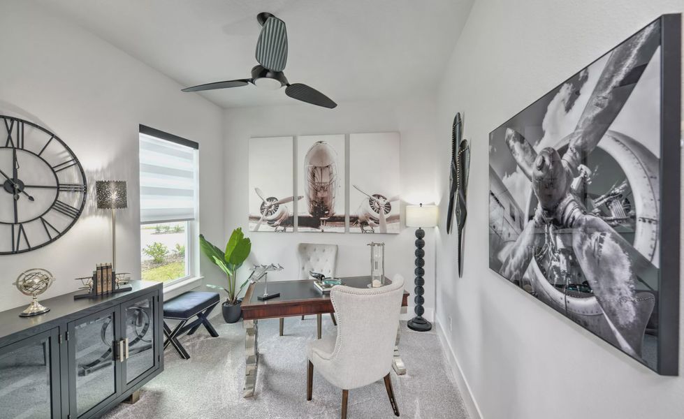 Furnished interior view inside a new home in Mosaic, Daytona Beach (Image 24).