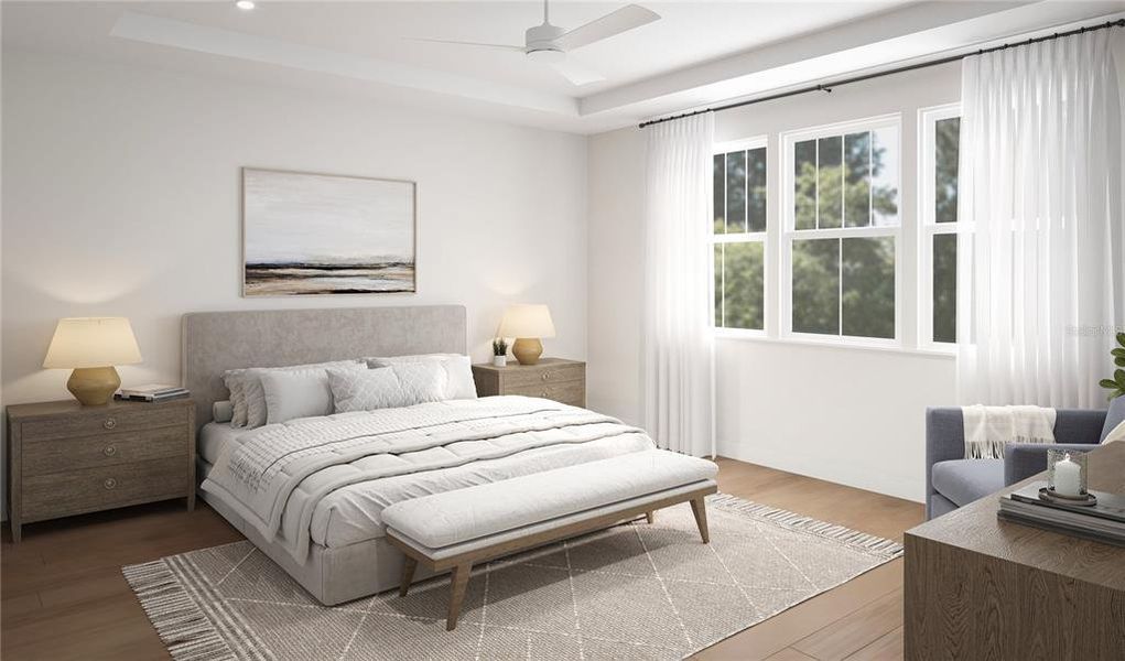 Furnished interior view inside a new home in , Tampa (Image 3).