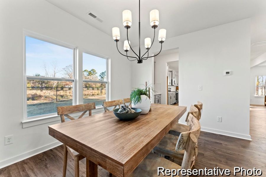 Furnished interior view inside a new home in Kensington, China Grove (Image 3).