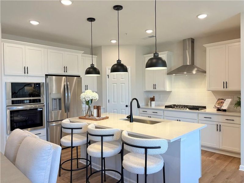 Furnished interior view inside a new home in Hemingway, Cumming (Image 12).