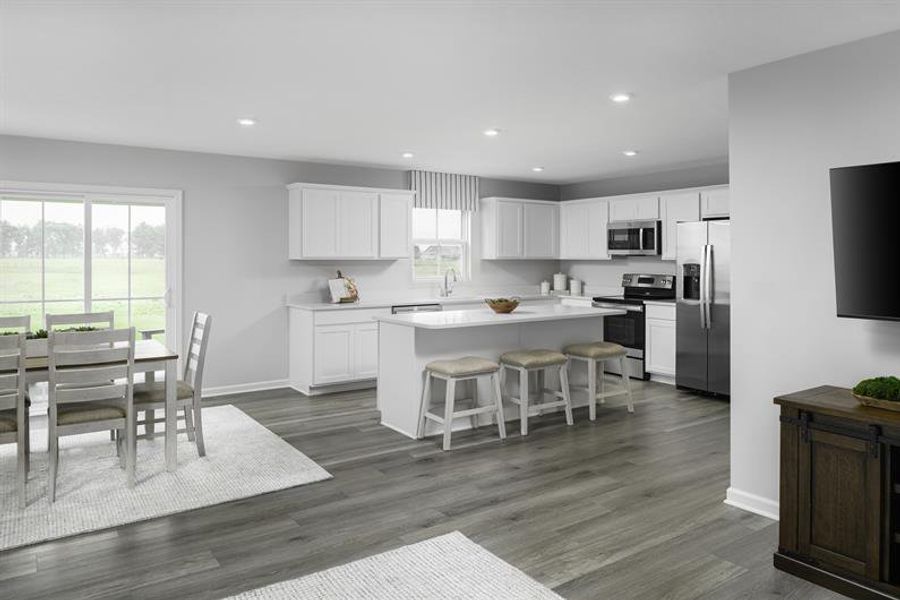 Furnished interior view inside a new home in South Mills, South Mills (Image 4).