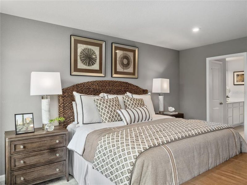 Furnished interior view inside a new home in Villa Mar, Winter Haven (Image 9).