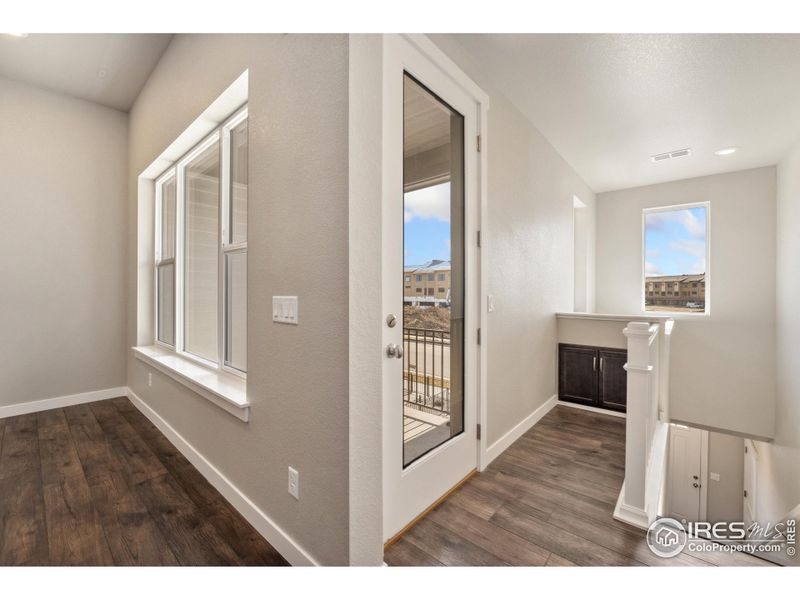 Access to private, covered patio off living room