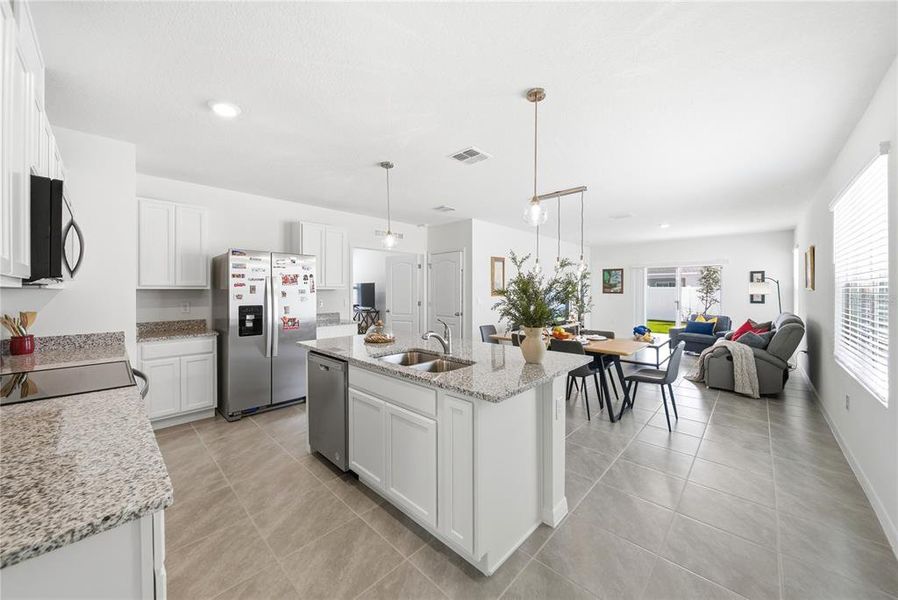 Furnished interior view inside a new home in , Harmony (Image 11). Furnished interior view inside a new home in , Harmony (Image 11).