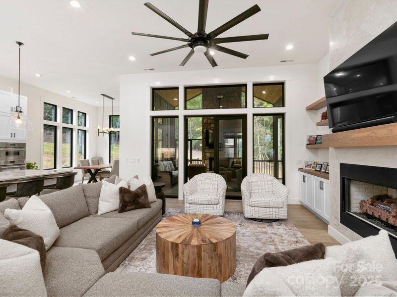 Furnished interior view inside a new home in , Horse Shoe (Image 6).