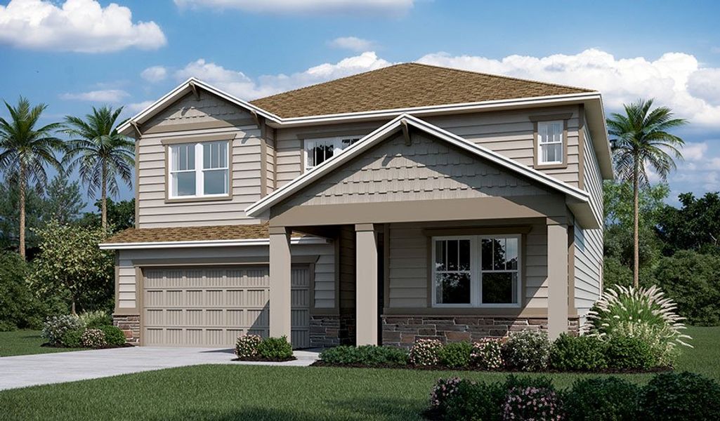 Hopewell-J724-JAX 2-Car Elevation L Hopewell-J724-JAX 2-Car Elevation L