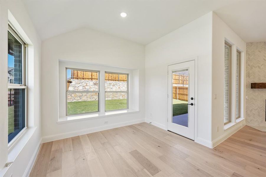 Spacious, unfurnished interior of a new home in Willow Wood Classic 50, McKinney (Image 23). Spacious, unfurnished interior of a new home in Willow Wood Classic 50, McKinney (Image 23).