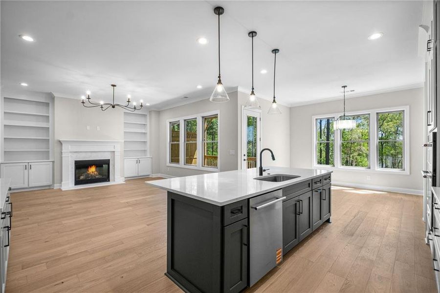 Furnished interior view inside a new home in , Canton (Image 6).