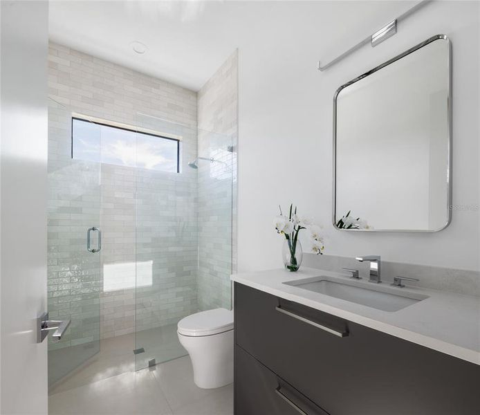 Furnished interior view inside a new home in , Sarasota (Image 13).