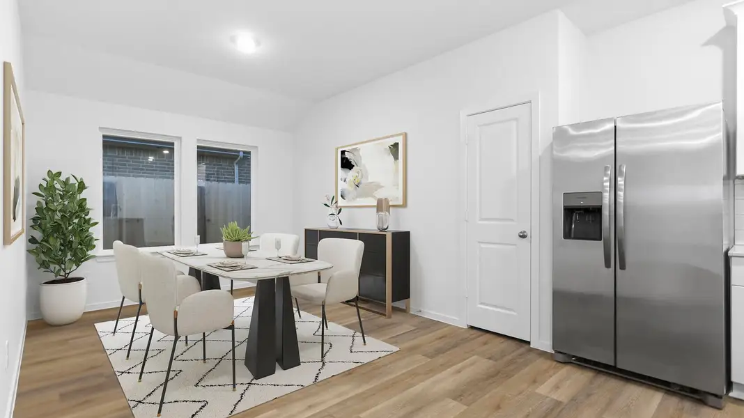 Furnished interior view inside a new home in Lakes at Westland Ranch, League City (Image 6).