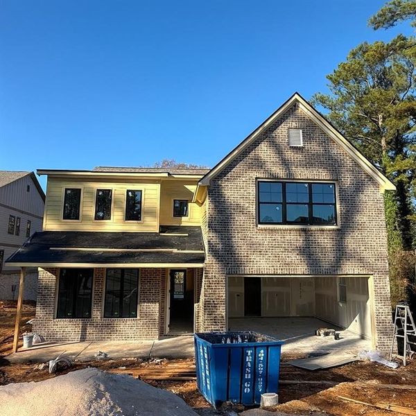 In-progress construction of a new home in , Marietta, GA (Image 9).