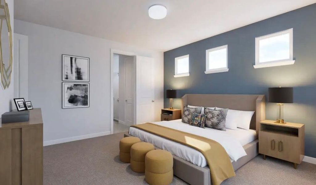 The Aria Grace- rendered photo, home is under construction